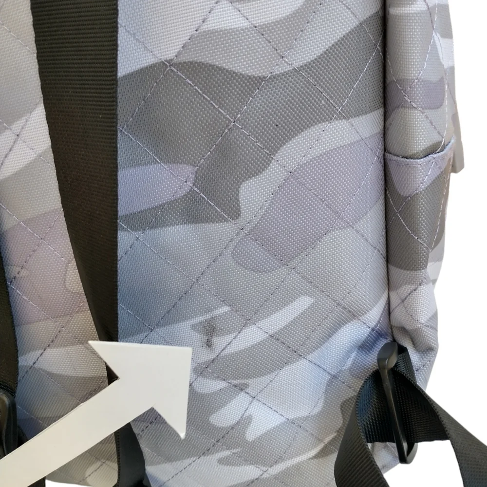 NWT Fila ElLEEN Camouflage Grey Backpack